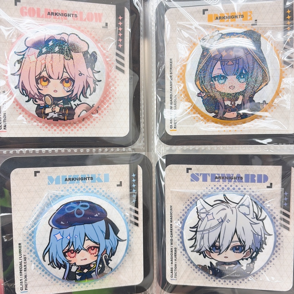 トレーディング缶バッジ【ゴールデングロー / ミヅキ / ぺぺ / スチュワード】