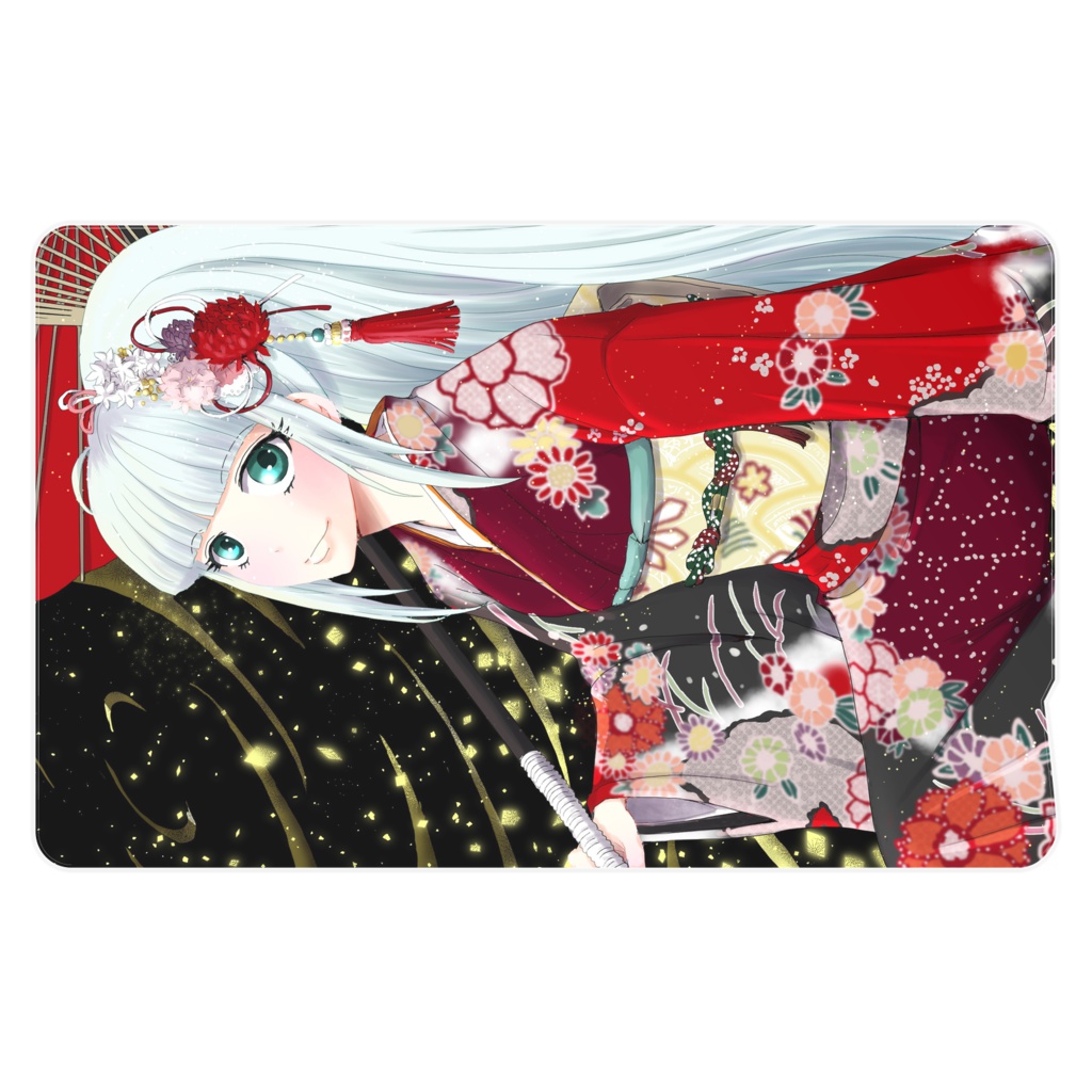 晴れ着ライラ ICカードステッカー