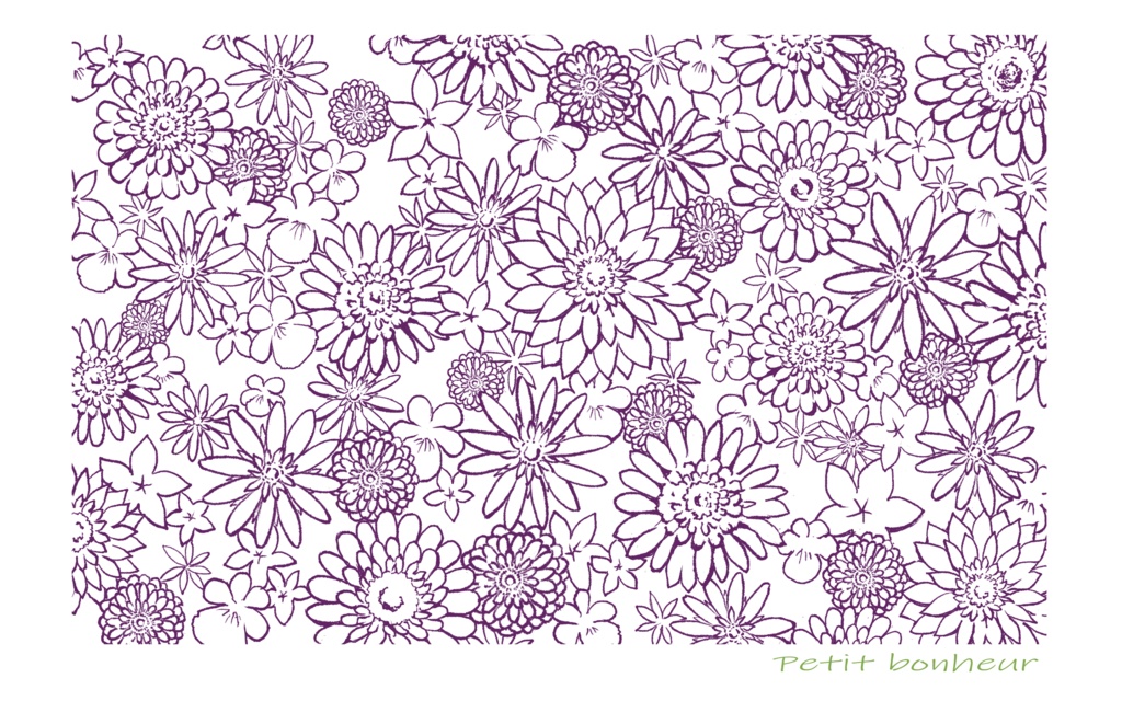 お花(グレープ)