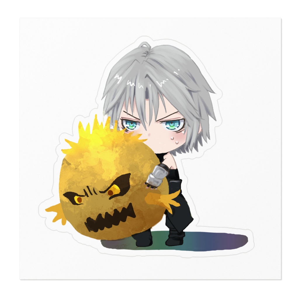 ばくはつするやつステッカー