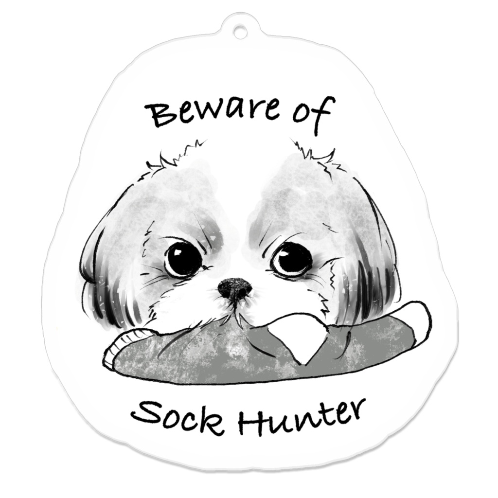 靴下どろぼう注意