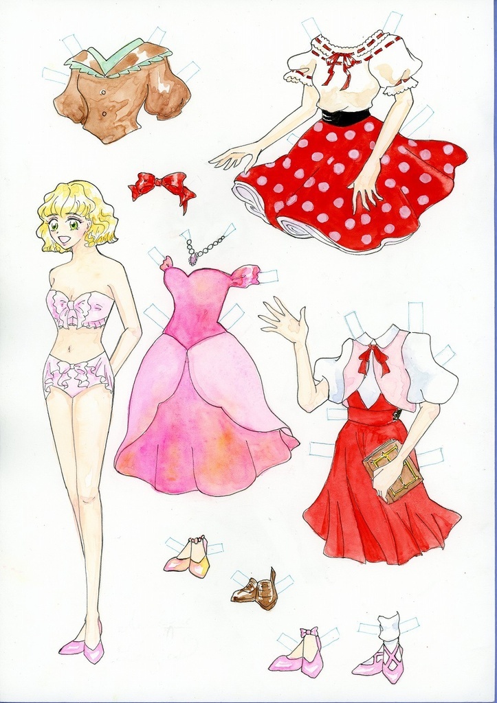 アンジェガールズ着せ替え