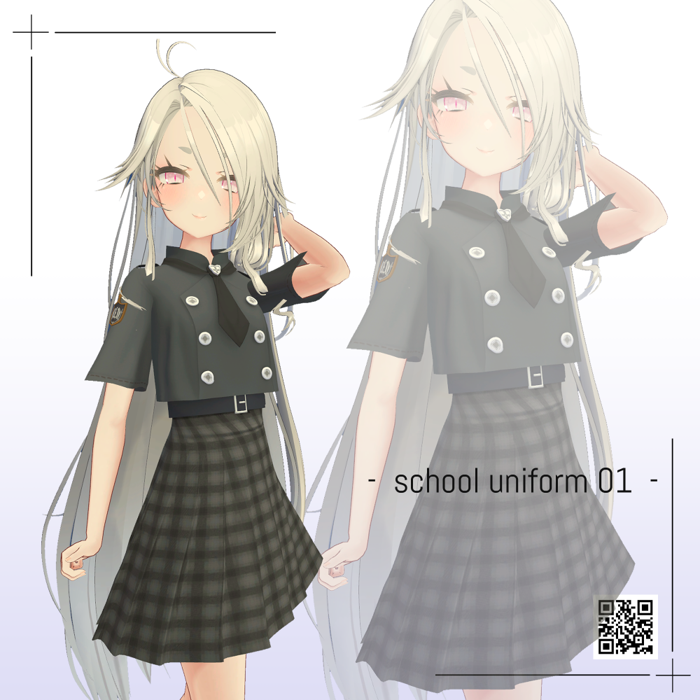 【ゾメ対応】シンプル学園服/simple school uniform