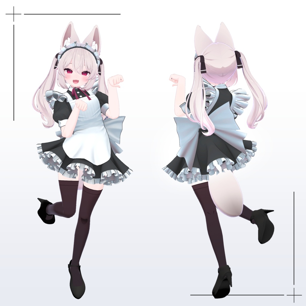【カリン対応】ミニスカートメイド/MINI SKIRT MAID