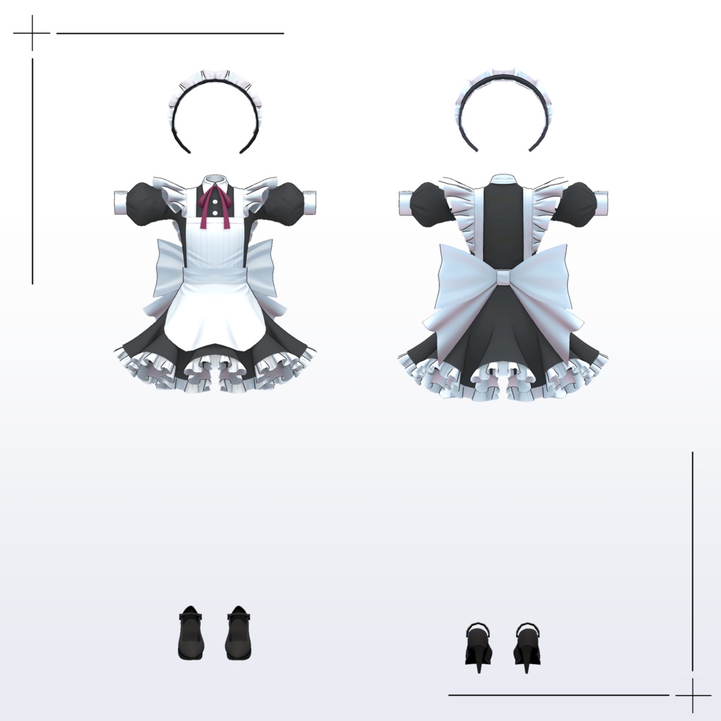 【セレスティア対応】ミニスカートメイド/MINI SKIRT MAID