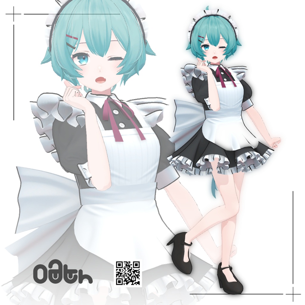 【薄荷対応】ミニスカートメイド/MINI SKIRT MAID 273