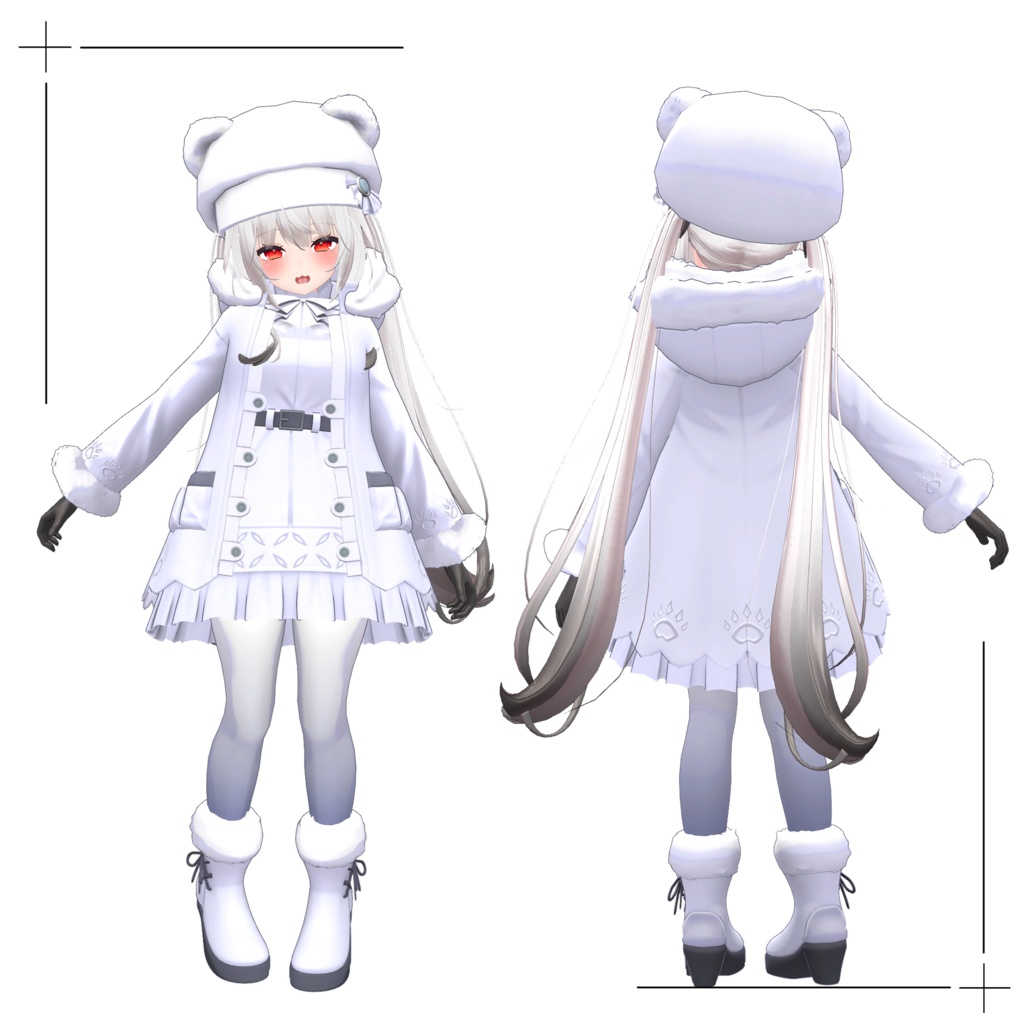 【舞夜対応】PolarWhite コーデセット/Polar White