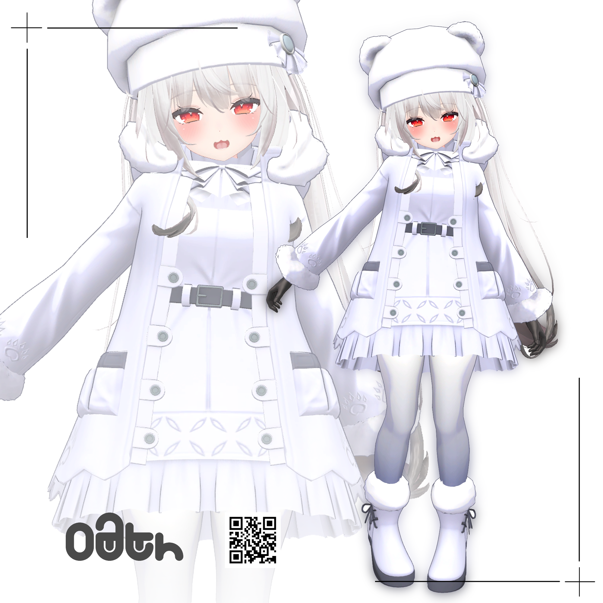 【舞夜対応】PolarWhite　コーデセット/Polar White