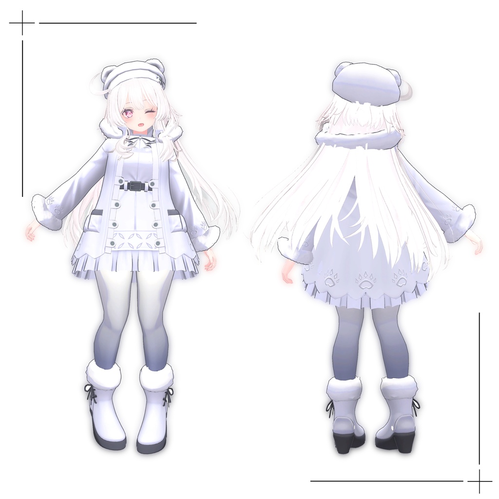 【セレスティア対応】PolarWhite コーデセット/Polar White