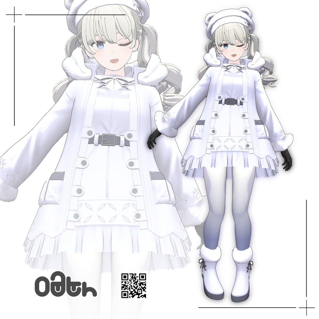 【Grus対応】PolarWhite コーデセット/Polar White