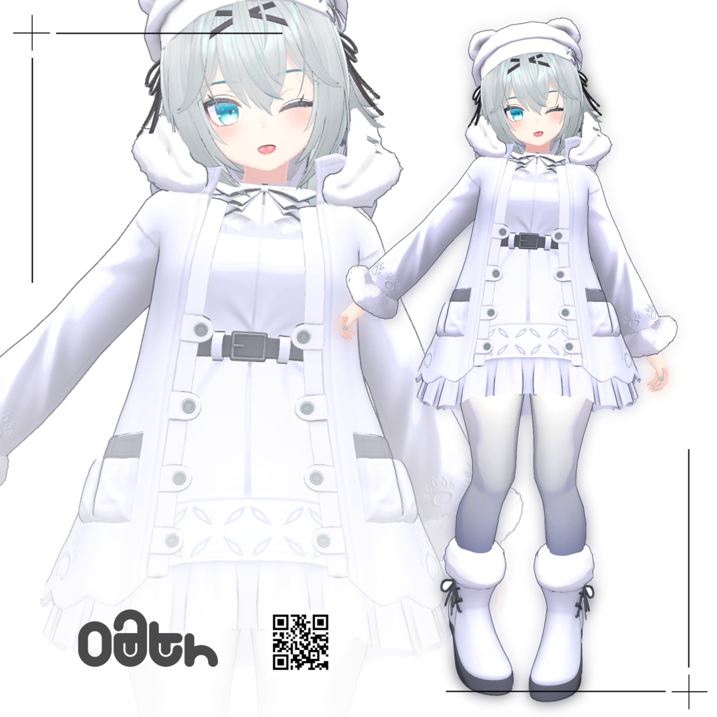 【竜胆対応】PolarWhite コーデセット/Polar White