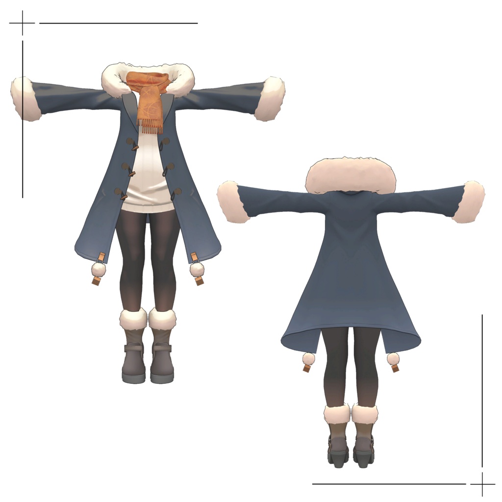 【ナユ対応】Steller ダッフルコーデセット/STELLAR DUFFLE