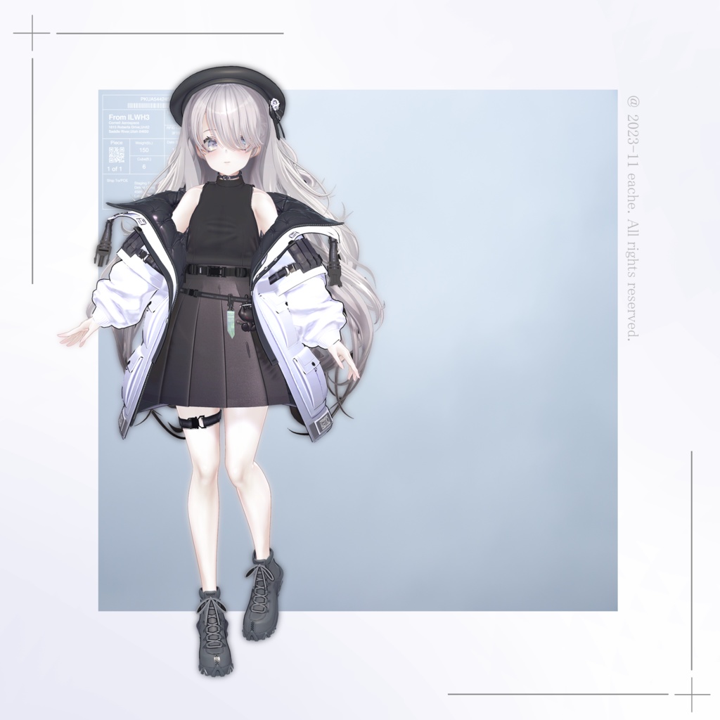 【複数アバター対応 3D衣装】マグノリア / MAGNOLIA