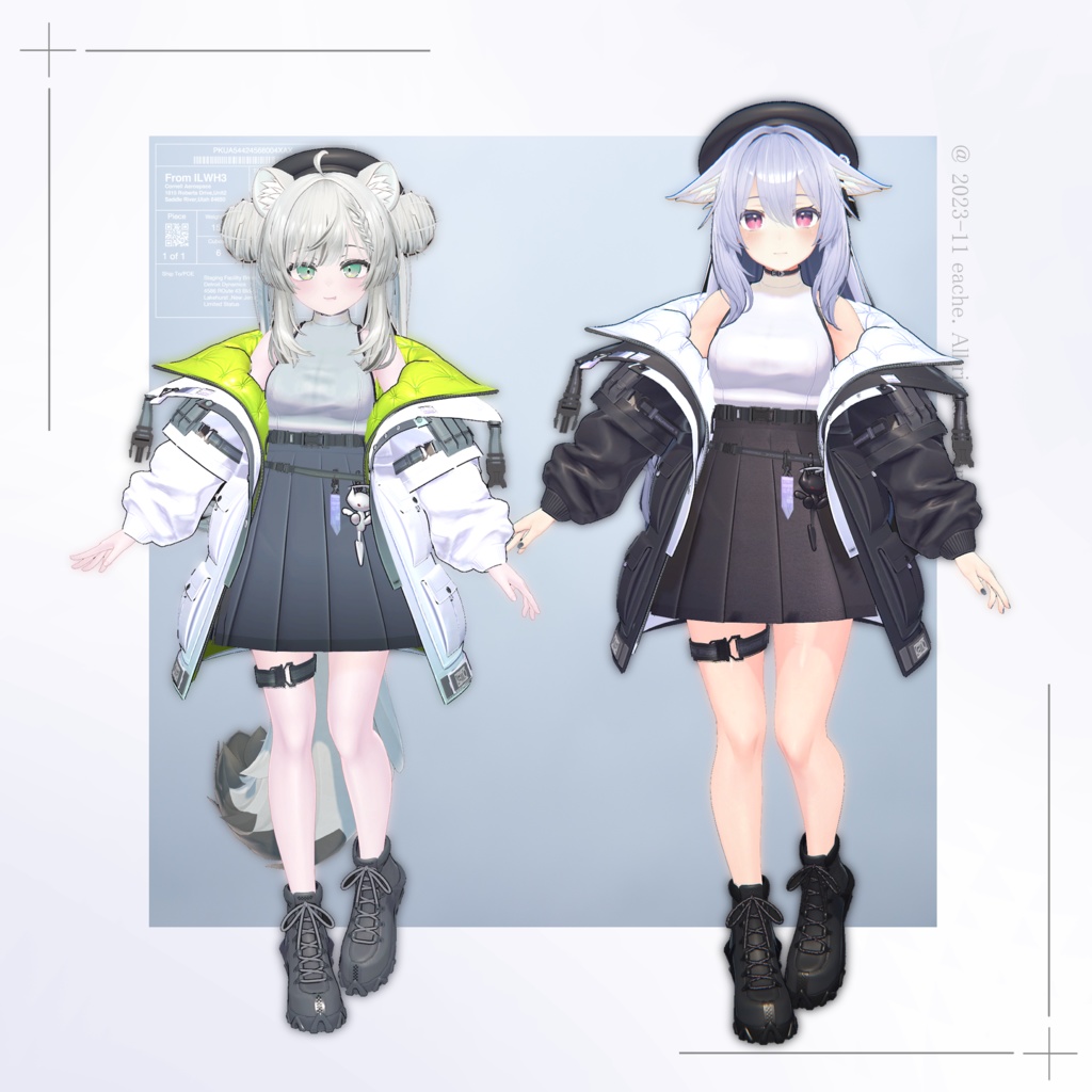 【複数アバター対応 3D衣装】マグノリア / MAGNOLIA