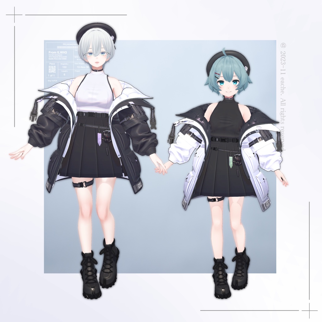 【複数アバター対応 3D衣装】マグノリア / MAGNOLIA