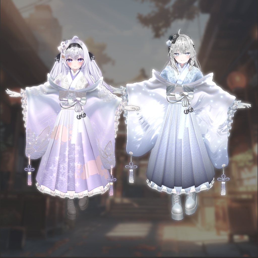 【複数アバター対応 3D衣装】初空ロマンチカ