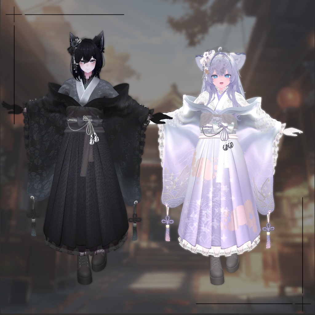 【複数アバター対応 3D衣装】初空ロマンチカ