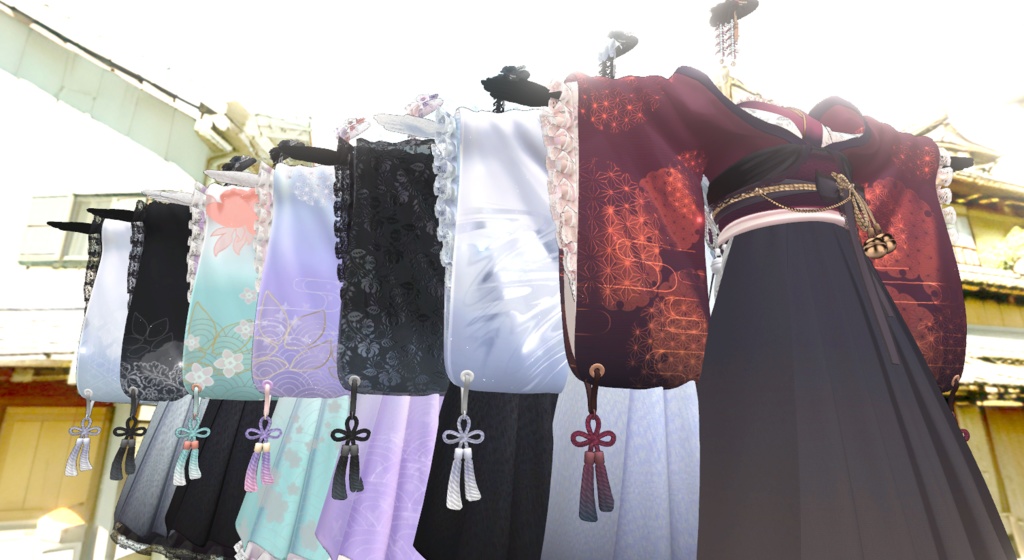 【複数アバター対応 3D衣装】初空ロマンチカ