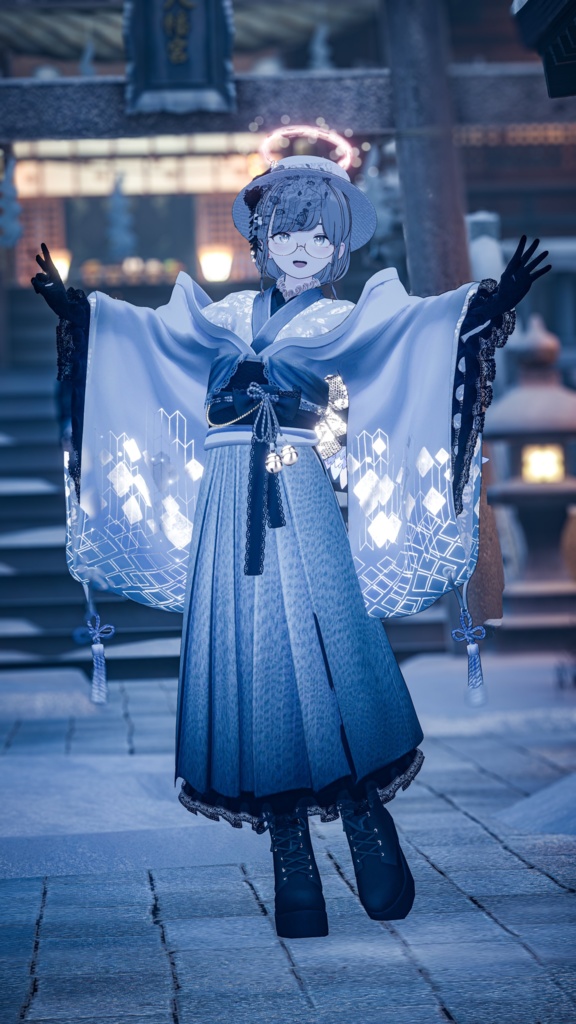 【複数アバター対応 3D衣装】初空ロマンチカ