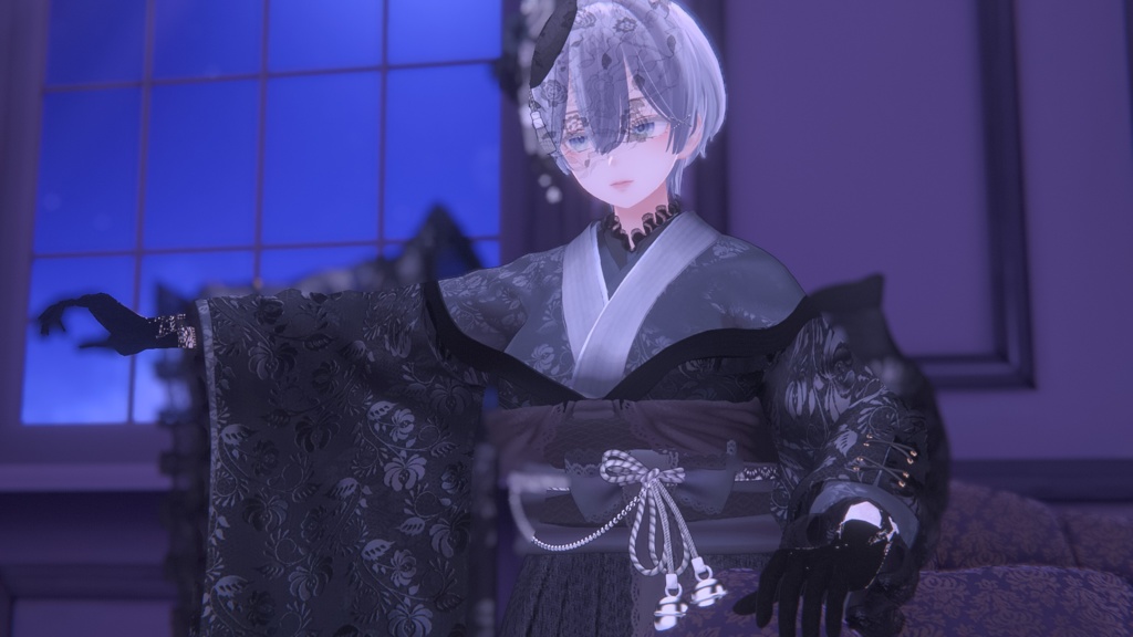 【複数アバター対応 3D衣装】初空ロマンチカ