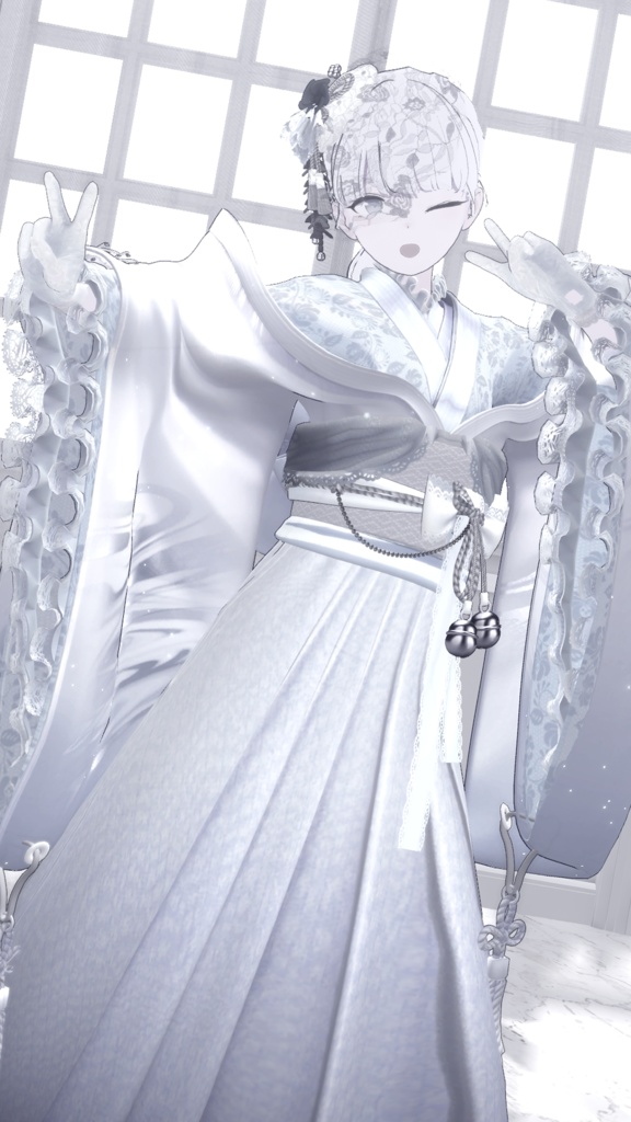 【複数アバター対応 3D衣装】初空ロマンチカ