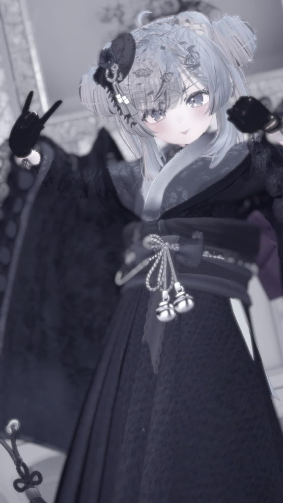 【複数アバター対応 3D衣装】初空ロマンチカ