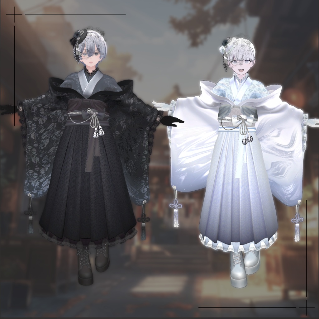 【複数アバター対応 3D衣装】初空ロマンチカ