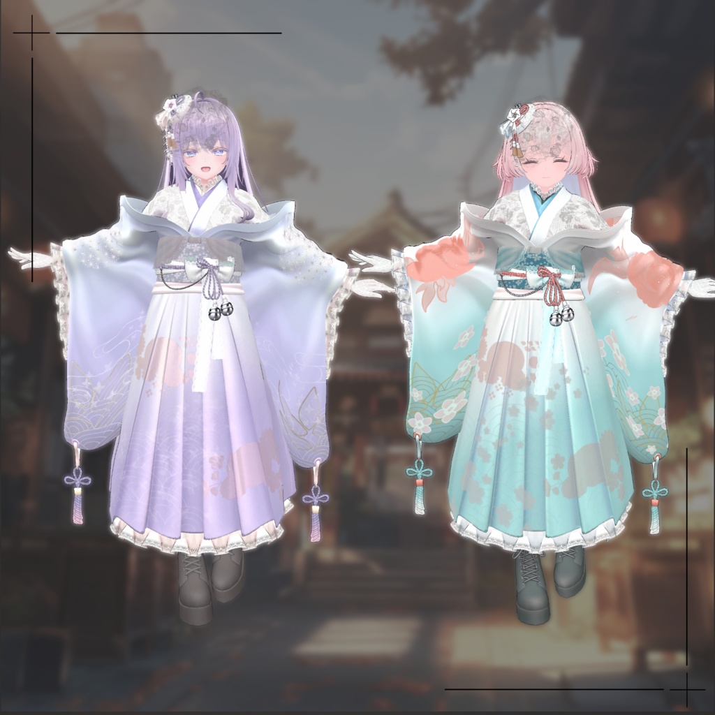 【複数アバター対応 3D衣装】初空ロマンチカ