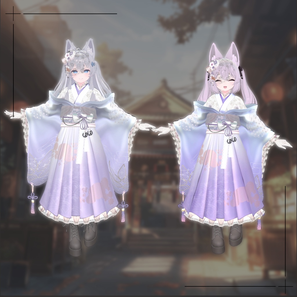 【複数アバター対応 3D衣装】初空ロマンチカ