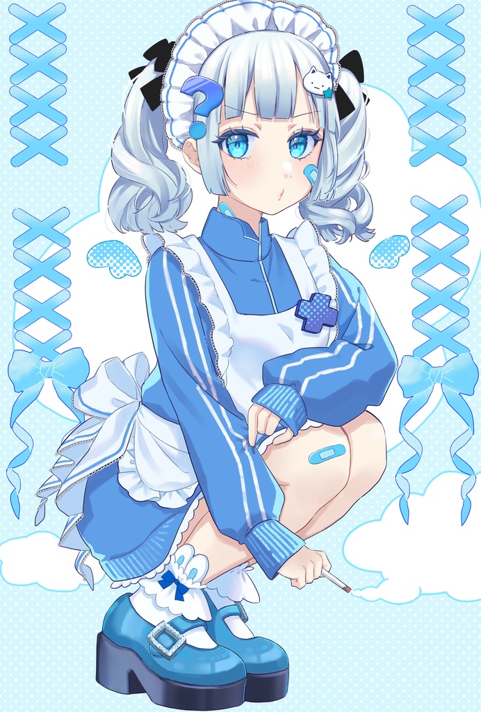 【バラ売り】ポストカード(水色)