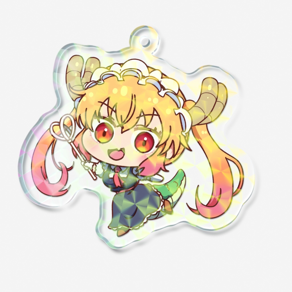 SDトールちゃん(小林さんちのメイドラゴン)ホログラムアクリルキーホルダー