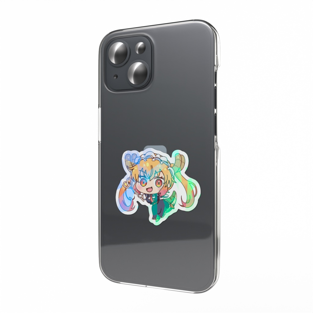 SDトールちゃん（小林さんちのメイドラゴン）ホログラムスマホステッカー