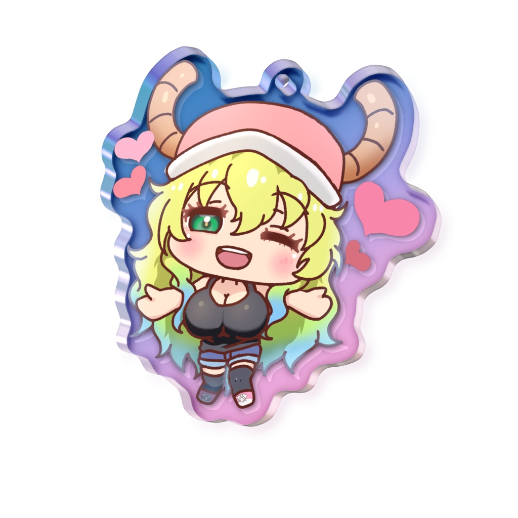 SDルコアさん（小林さんちのメイドラゴン）オーロラアクリルキーホルダー