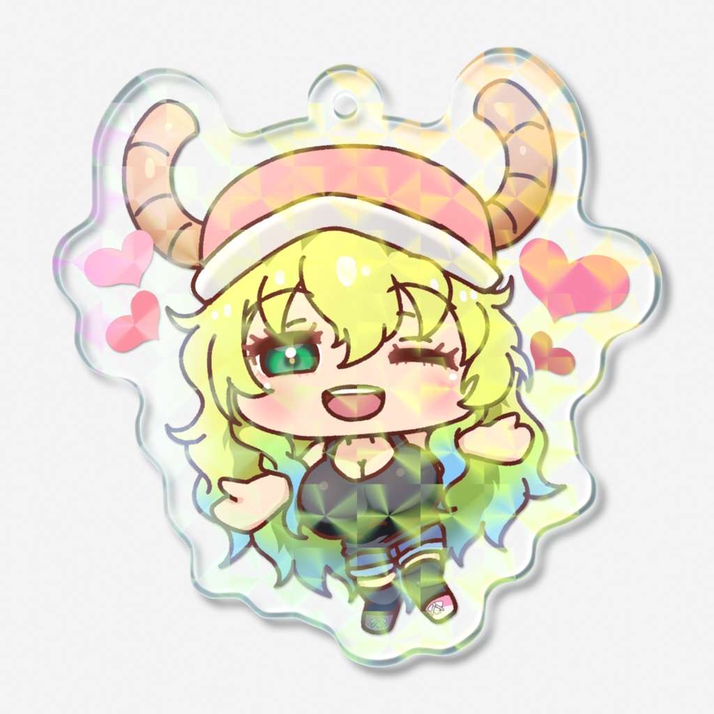 SDルコアさん（小林さんちのメイドラゴン）ホログラムアクリルキーホルダー