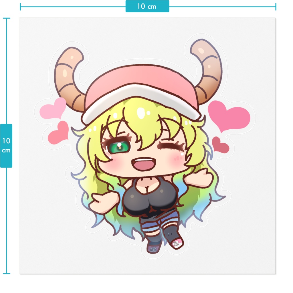 SDルコアさん(小林さんちのメイドラゴン)ステッカー