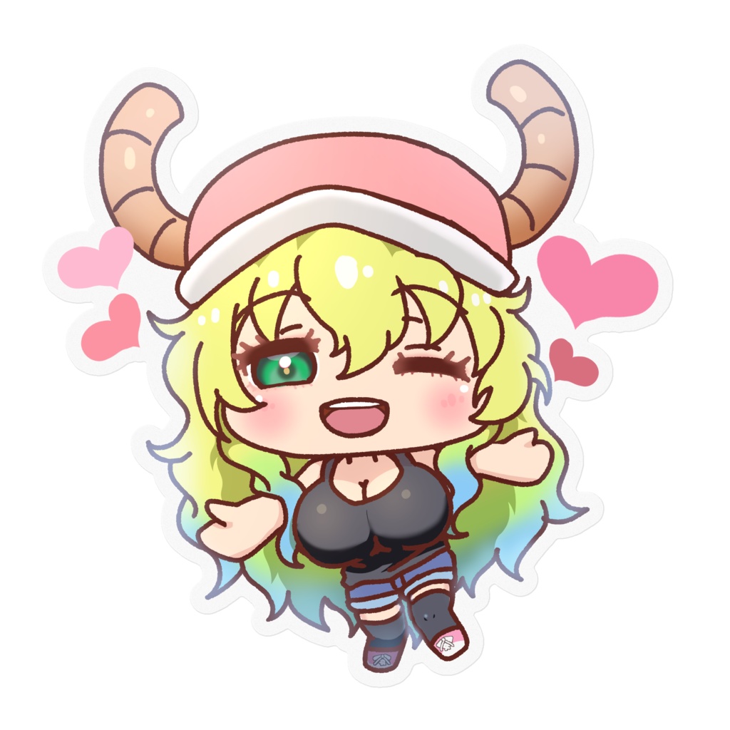 SDルコアさん(小林さんちのメイドラゴン)ステッカー