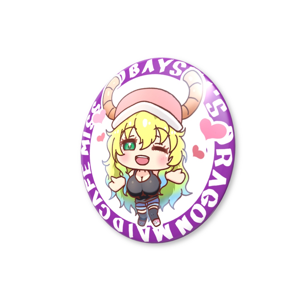 SDルコアさん(小林さんちのメイドラゴン)缶バッジ(バリュー)