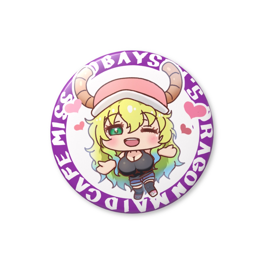 SDルコアさん（小林さんちのメイドラゴン）缶バッジ（バリュー）