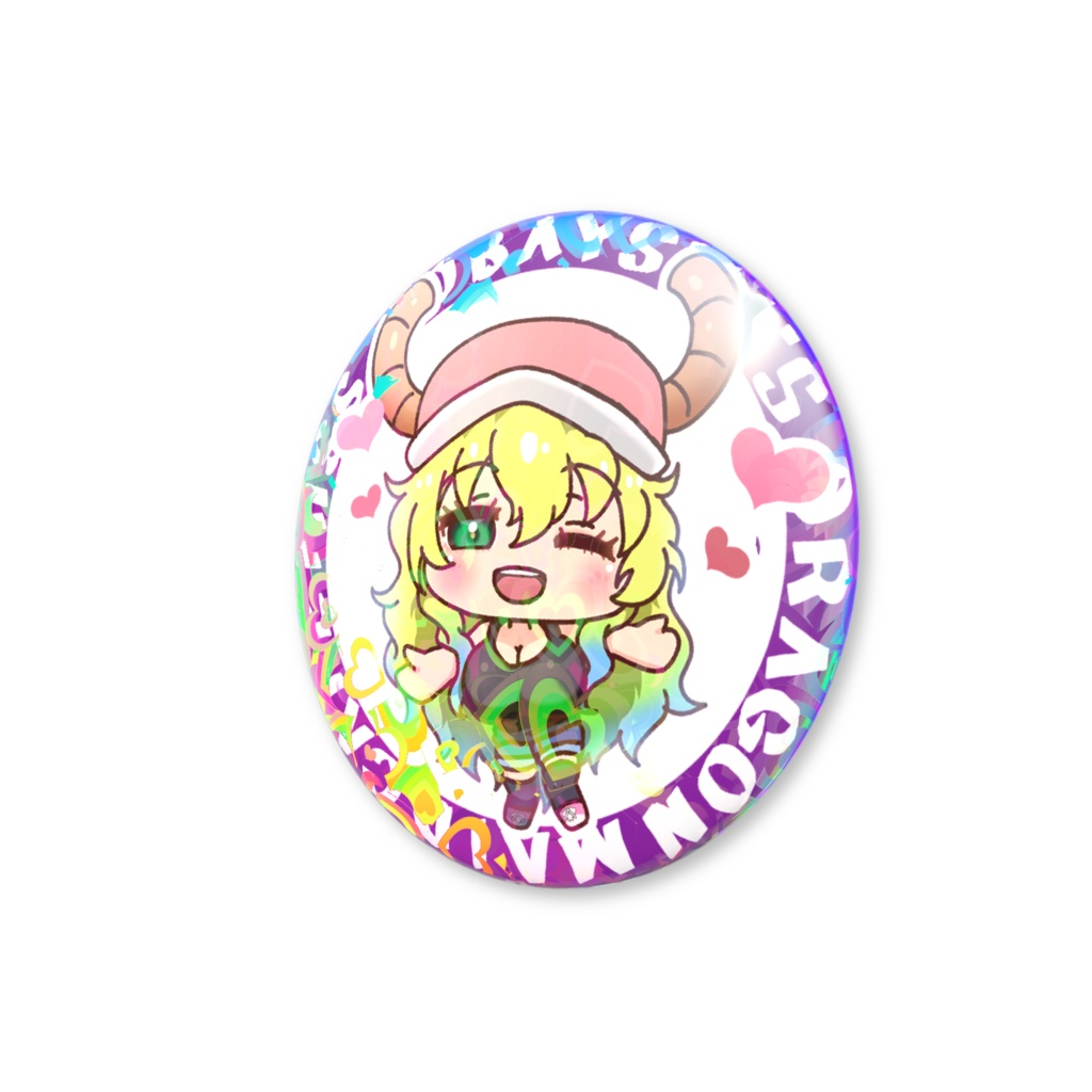SDルコアさん(小林さんちのメイドラゴン)ホログラム缶バッジ