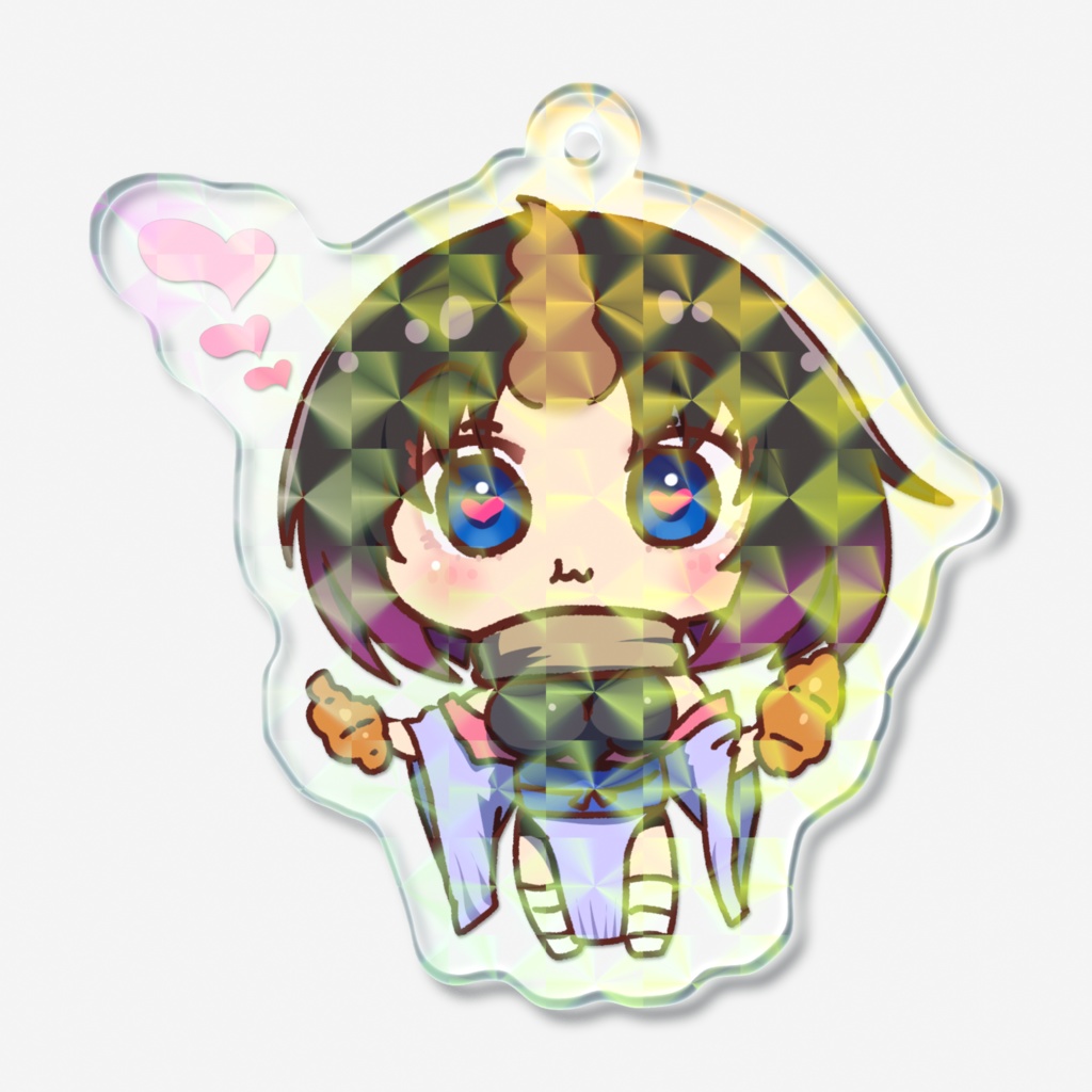 SD着物エルマちゃん（小林さんちのメイドラゴン）ホログラムアクリルキーホルダー
