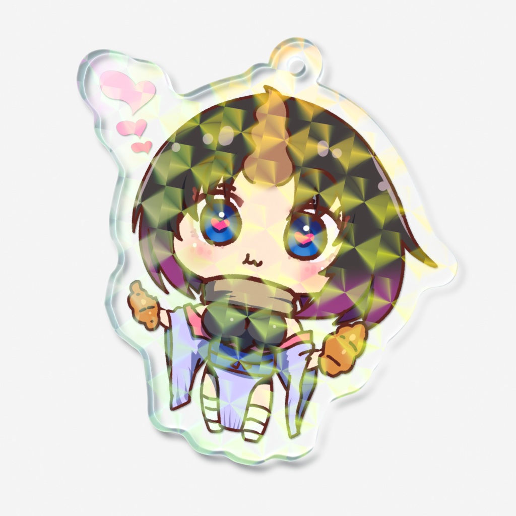 SD着物エルマちゃん(小林さんちのメイドラゴン)ホログラムアクリルキーホルダー