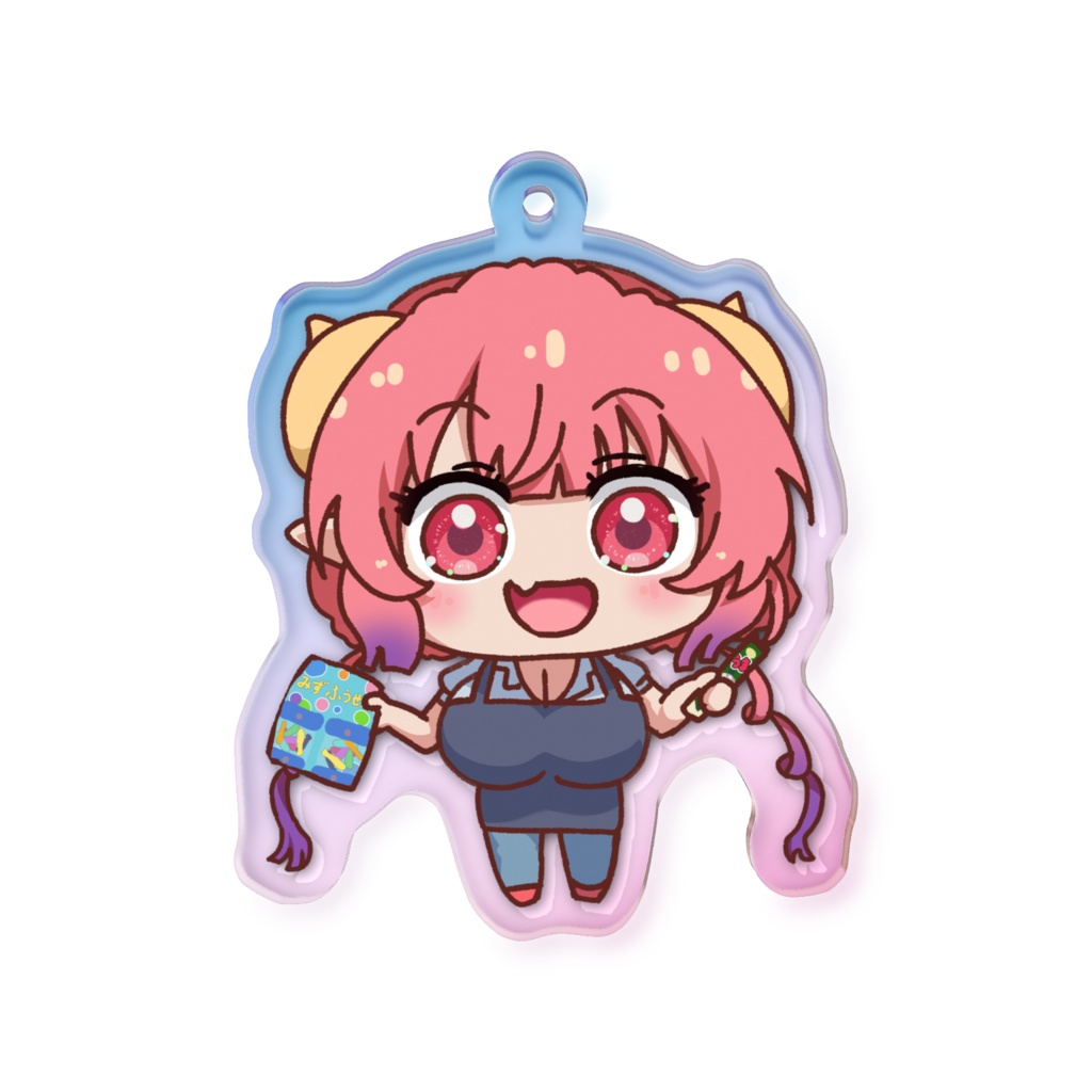 SDエプロンイルル(小林さんちのメイドラゴン)オーロラアクリルキーホルダー