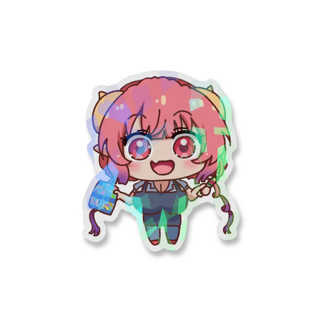 SDエプロンイルル(小林さんちのメイドラゴン)ホログラムスマホステッカー