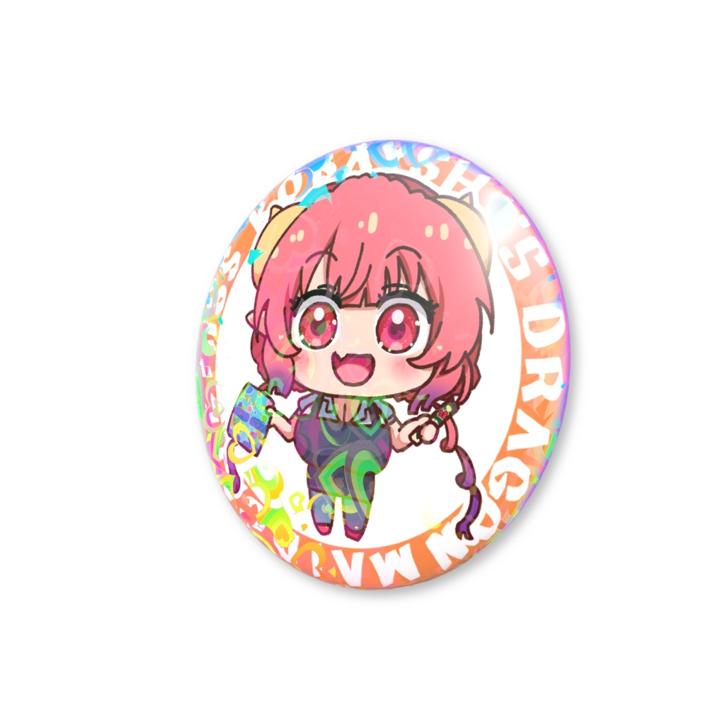 SDエプロンイルル(小林さんちのメイドラゴン)ホログラム缶バッジ