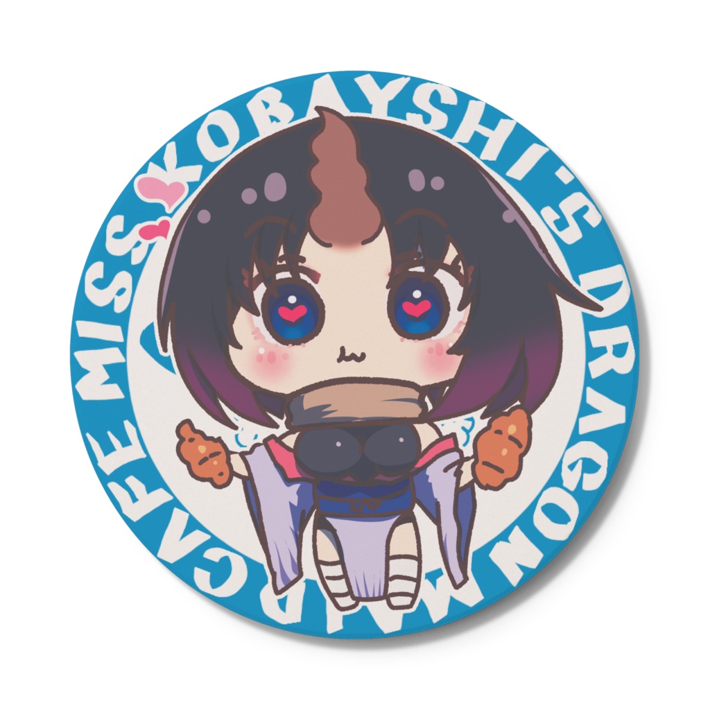 SD着物エルマちゃん(小林さんちのメイドラゴン) コースター