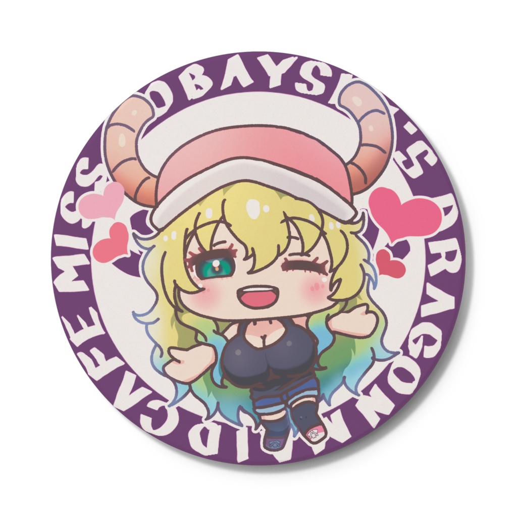 SDルコアさん(小林さんちのメイドラゴン)コースター