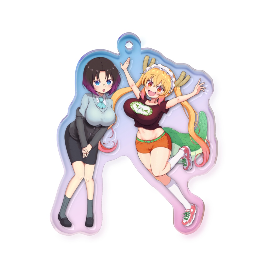 トール&エルマ オーロラアクリルキーホルダー