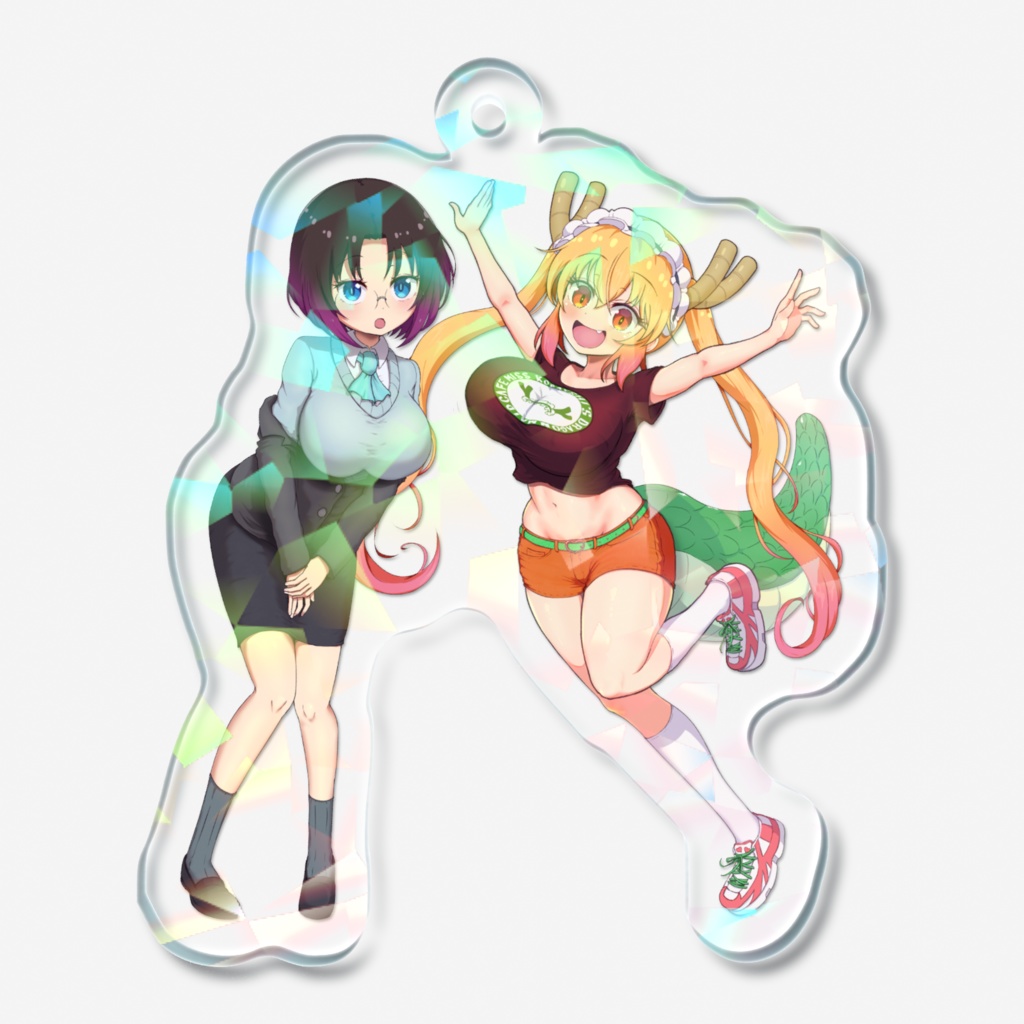 トール&エルマ ホログラムアクリルキーホルダー