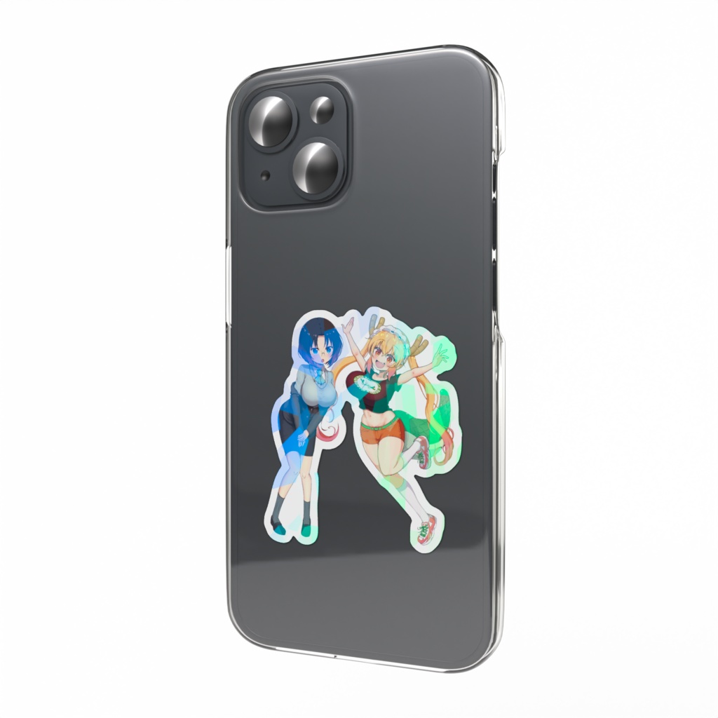 トール&エルマ ホログラムスマホステッカー