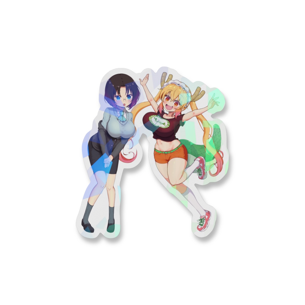 トール&エルマ ホログラムスマホステッカー